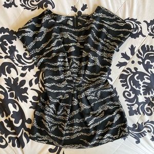Guess patterned blouse with cinched waist